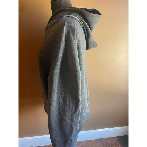 Women's Plus 3X Gray Hoodie Jacket Full Zip GUC - Picture 3 of 7
